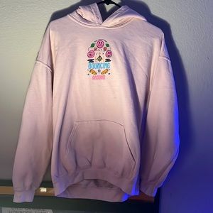 Pink hoodie